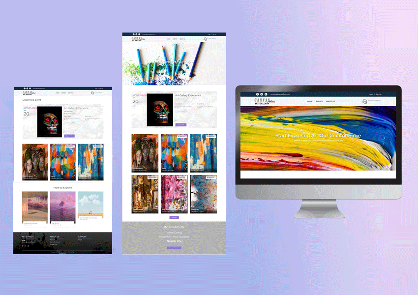 Art Gallery & Personal Websites